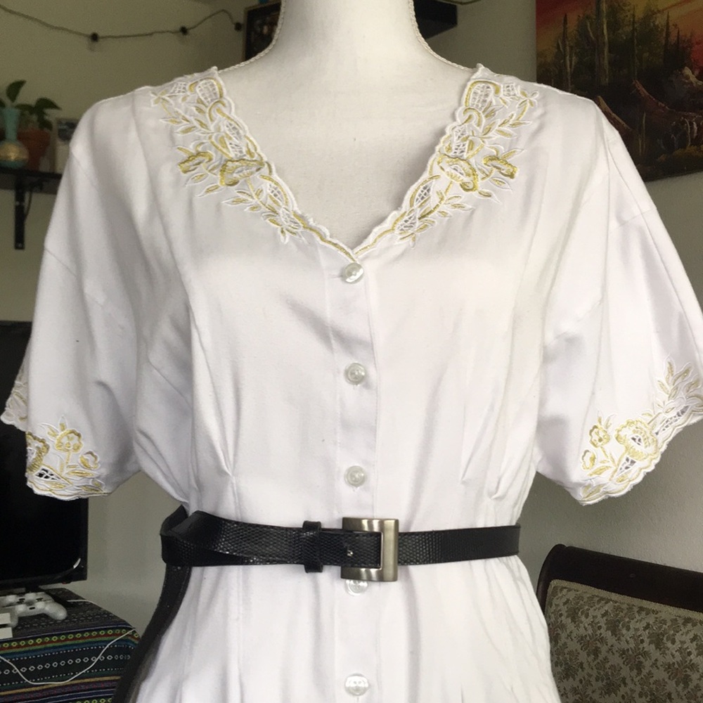 Black belt with silver buckle